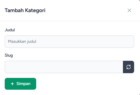 Form Kategori