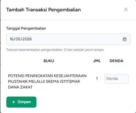 Pengembalian