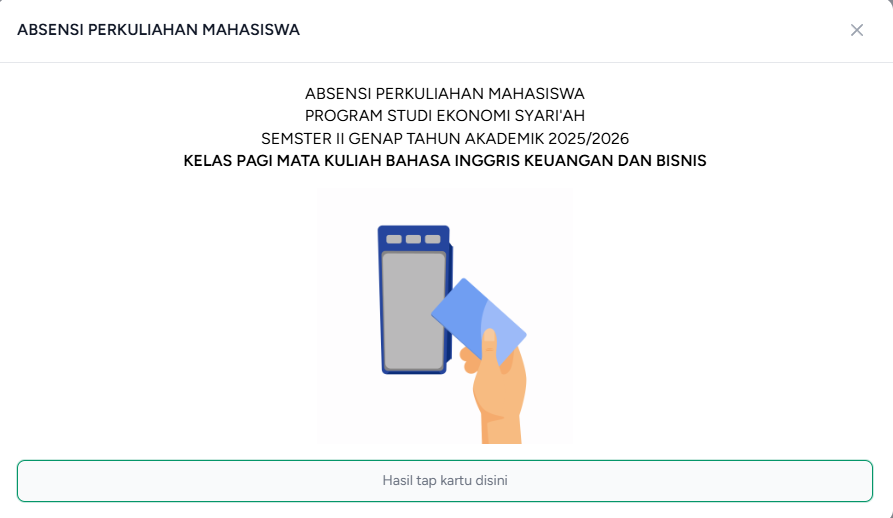 Absensi Mahasiswa